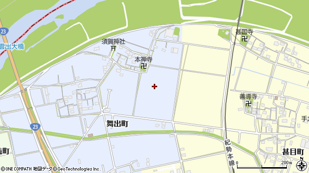 〒515-2107 三重県松阪市舞出町の地図