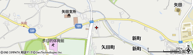 奈良県大和郡山市矢田町5245周辺の地図