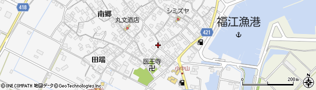 愛知県田原市小中山町南郷24周辺の地図