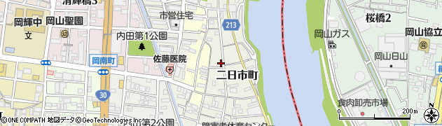 岡山県岡山市北区二日市町270周辺の地図