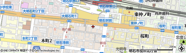 綜合警備保障株式会社神戸支社明石営業所周辺の地図