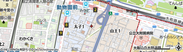 飛田本通商店街振興組合周辺の地図