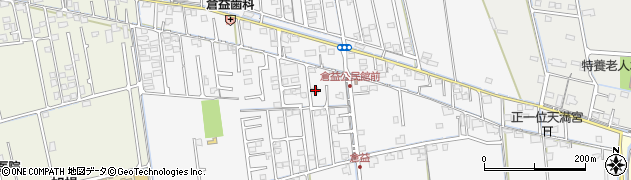 岡山県岡山市中区倉益116周辺の地図
