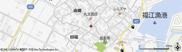 愛知県田原市小中山町南郷66周辺の地図