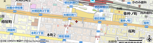 マルコ株式会社明石店周辺の地図
