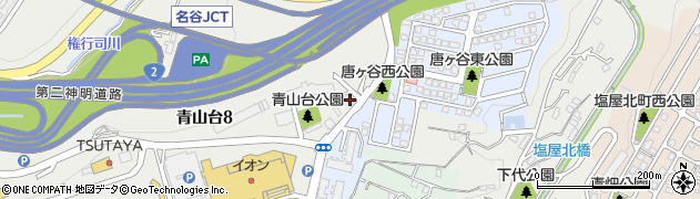 神戸スタンダード石油株式会社　ジェームス山営業所周辺の地図