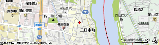 岡山県岡山市北区二日市町274周辺の地図