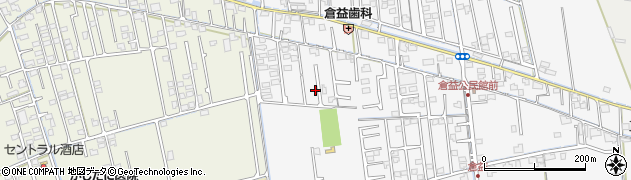 岡山県岡山市中区倉益101周辺の地図