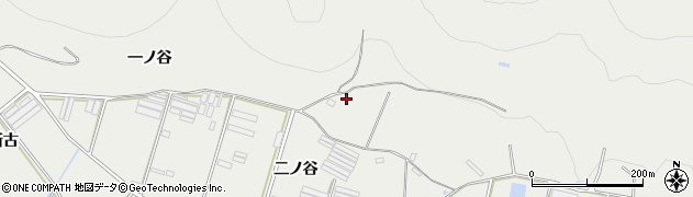 愛知県田原市江比間町二ノ谷周辺の地図