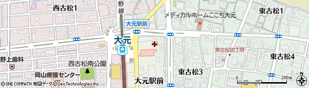 下津井電鉄株式会社　本社営業所周辺の地図