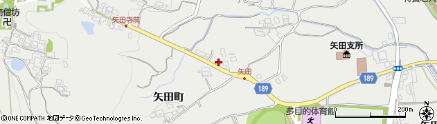 奈良県大和郡山市矢田町4441周辺の地図