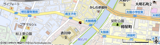 ａｐｏｌｌｏｓｔａｔｉｏｎ西新町ＳＳ周辺の地図