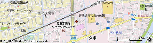 岡山県岡山市北区久米239周辺の地図