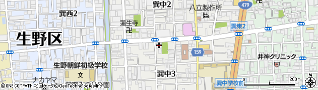 大阪シティ信用金庫たつみ支店周辺の地図