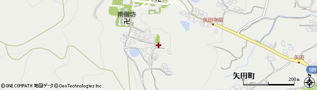 奈良県大和郡山市矢田町3743-2周辺の地図