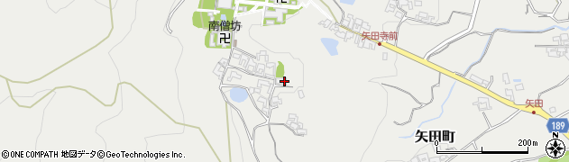 奈良県大和郡山市矢田町3743周辺の地図