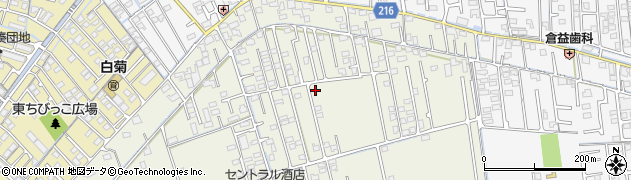 岡山県岡山市中区倉富周辺の地図