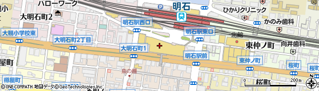 ジュンク堂書店　明石店周辺の地図