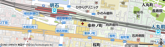 阪急ベーカリー＆カフェアスピア　明石店周辺の地図