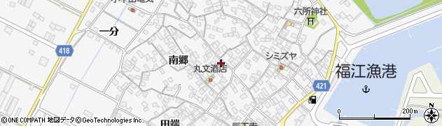 愛知県田原市小中山町南郷12周辺の地図