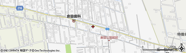 岡山県岡山市中区倉益62周辺の地図