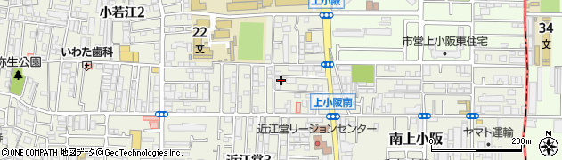 上小阪モータープール周辺の地図