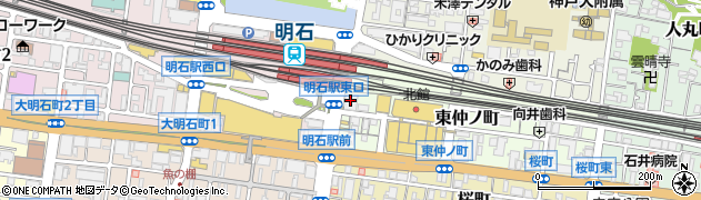 三井住友信託銀行明石支店 ＡＴＭ周辺の地図