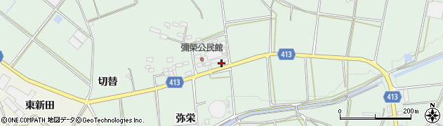 愛知県田原市六連町一本木113周辺の地図