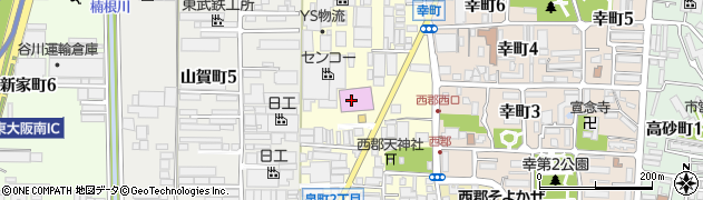 マルハン八尾泉店周辺の地図