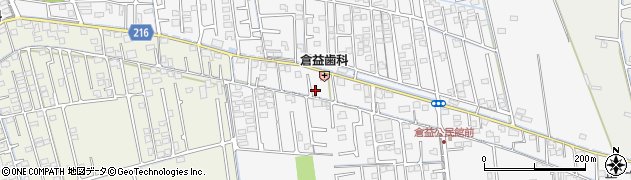 岡山県岡山市中区倉益75-7周辺の地図