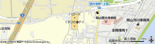 ダイヤクリーニング株式会社　ハローズ西大寺店周辺の地図