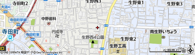 あさひ生野デイサービスセンター周辺の地図