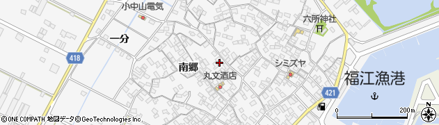 愛知県田原市小中山町南郷7周辺の地図