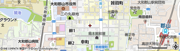 奈良県大和郡山市豆腐町19周辺の地図