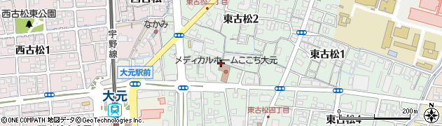 岡山県岡山市北区東古松2丁目周辺の地図