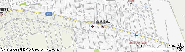 岡山県岡山市中区倉益82周辺の地図