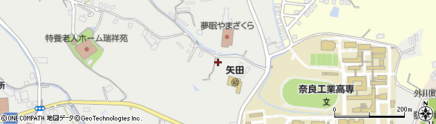 奈良県大和郡山市矢田町809周辺の地図
