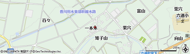 愛知県田原市六連町一本木32周辺の地図