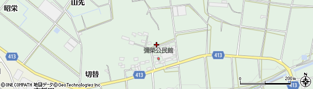 愛知県田原市六連町一本木12周辺の地図