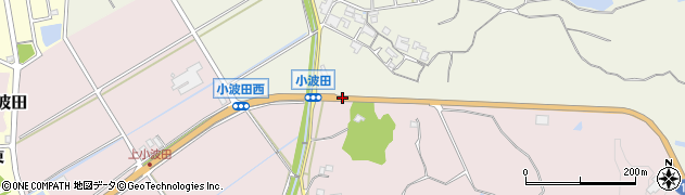 小波田周辺の地図