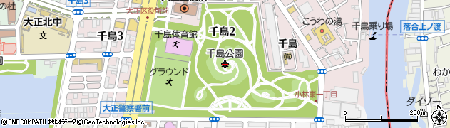 千島公園周辺の地図
