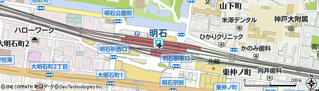 喜久屋書店　明石駅ビル店周辺の地図