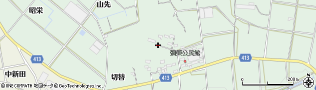 愛知県田原市六連町一本木103周辺の地図