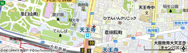 株式会社近江の館　天王寺店周辺の地図
