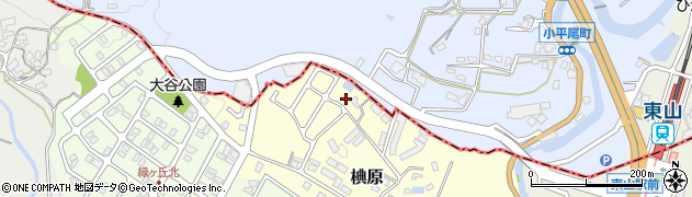 奈良県生駒郡平群町椣原754周辺の地図