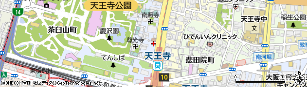 リボーンマイセルフ（Ｒｅｂｏｒｎｍｙｓｅｌｆ）　天王寺店周辺の地図