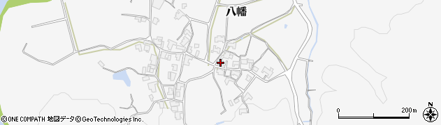 三重県名張市八幡824周辺の地図