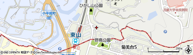 奈良県生駒市東山町211-24周辺の地図