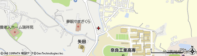 奈良県大和郡山市矢田町760-12周辺の地図