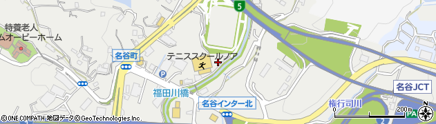兵庫県神戸市垂水区名谷町（中坊）周辺の地図